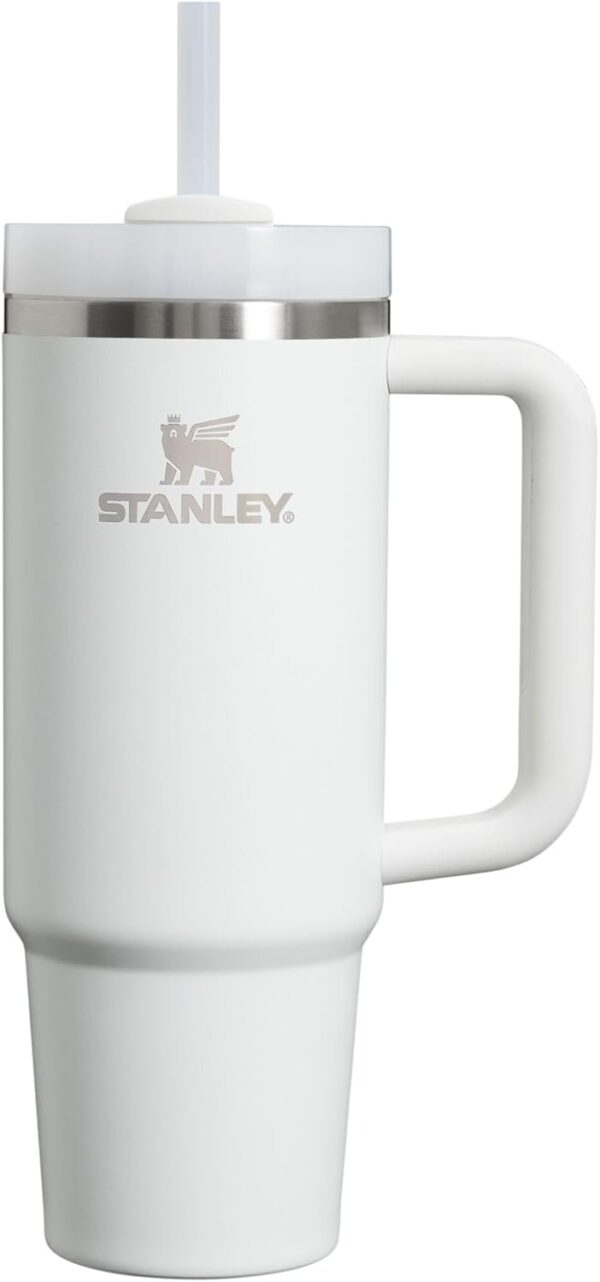 Stanley Quencher H2.0 Tumbler with Handle & Straw 30 oz | Twist On 3-Way Lid | Cupholder Compatible for Travel | Insulated Stainless Steel Cup | BPA-Free | Frost