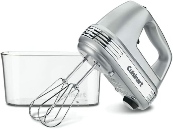 Cuisinart HM-90BCS Power Advantage Plus 9-Speed Handheld Mixer with Storage Case, Brushed Chrome - Image 2