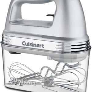 Cuisinart HM-90BCS Power Advantage Plus 9-Speed Handheld Mixer with Storage Case, Brushed Chrome