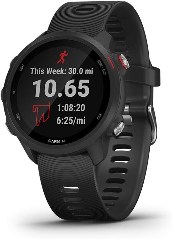 Garmin Forerunner 245 Music, GPS Running Smartwatch with Music and Advanced Dynamics, Black (Renewed) - Image 2