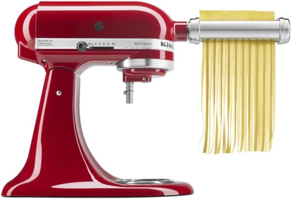 KitchenAid KSMPRA Stand Mixer Attachment Pasta Roller & Cutter, 3-Piece Set, Stainless Steel - Image 4