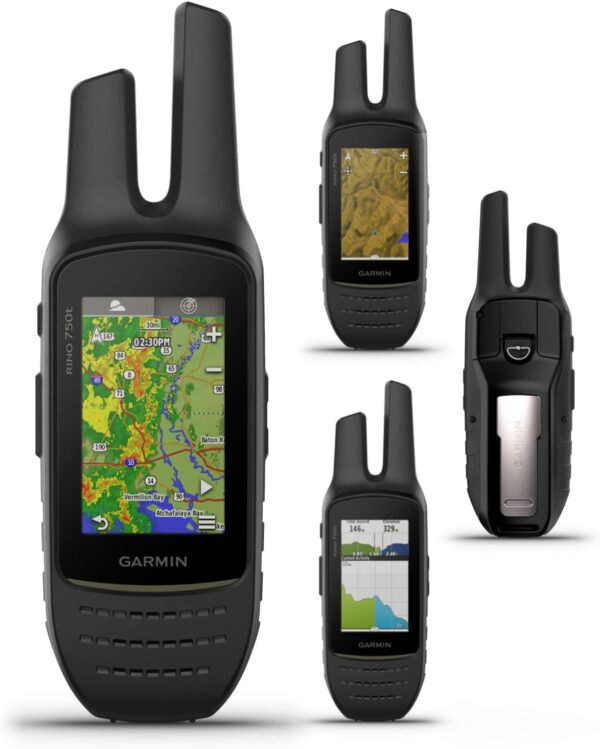 Wearable4U - Garmin Rino 750t Two-Way Radio Navigator with Topo Mapping with E-Bank Bundle - Image 4