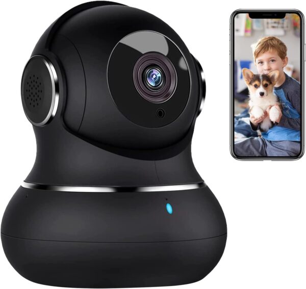 litokam 2K Indoor Security Camera, 360° Cameras for Home Security Indoor with Motion Detection, Pet Camera with Phone App, Baby Monitor-Night Vision - Image 2