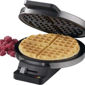 Cuisinart WMR-CAP2 Round Classic Waffle Maker, Brushed Stainless,Silver