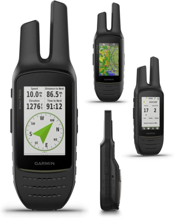 Wearable4U - Garmin Rino 750t Two-Way Radio Navigator with Topo Mapping with E-Bank Bundle - Image 5