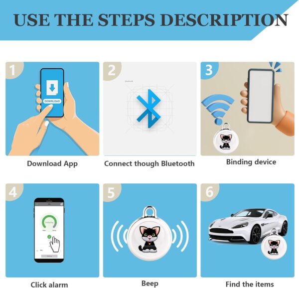 GPS Tracker for Vehicles,Car GPS Tracker Portable Real Time GPS Tracking Device,Full Global Coverage Location Tracker for Car,Kids,Dogs.No Subscription Required/No Monthly Fee/No SIM Card Required - Image 8