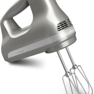 KitchenAid 5-Speed Ultra Power Hand Mixer – KHM512, Contour Silver