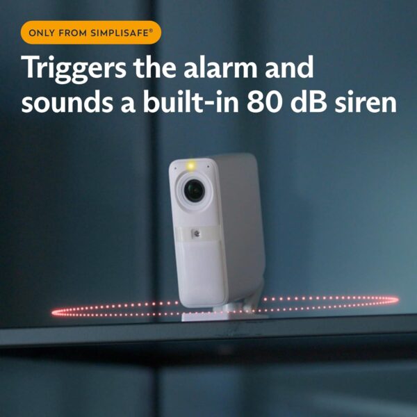 SimpliSafe 11 Piece Wireless Home Security System Gen 3 with Wireless Indoor HD Camera - Optional 24/7 Professional Monitoring - No Contract - Compatible with Alexa and Google Assistant,White - Image 4