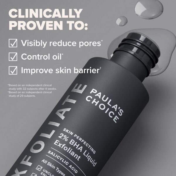 Paula's Choice SKIN PERFECTING 2% BHA Liquid Salicylic Acid Exfoliant-Facial Exfoliant for Blackheads, Enlarged Pores, Wrinkles & Fine Lines - Image 4