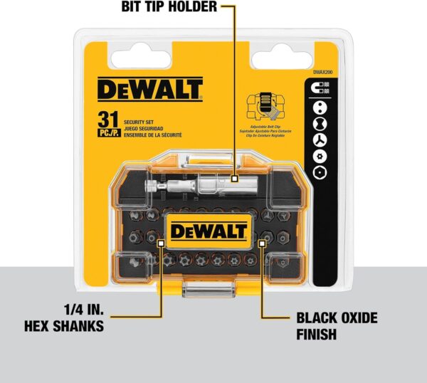 DEWALT DWAX200 Security Screwdriving Set, 31-Piece - Image 4