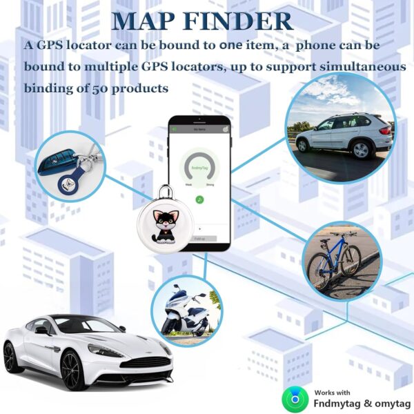 GPS Tracker for Vehicles,Car GPS Tracker Portable Real Time GPS Tracking Device,Full Global Coverage Location Tracker for Car,Kids,Dogs.No Subscription Required/No Monthly Fee/No SIM Card Required - Image 6