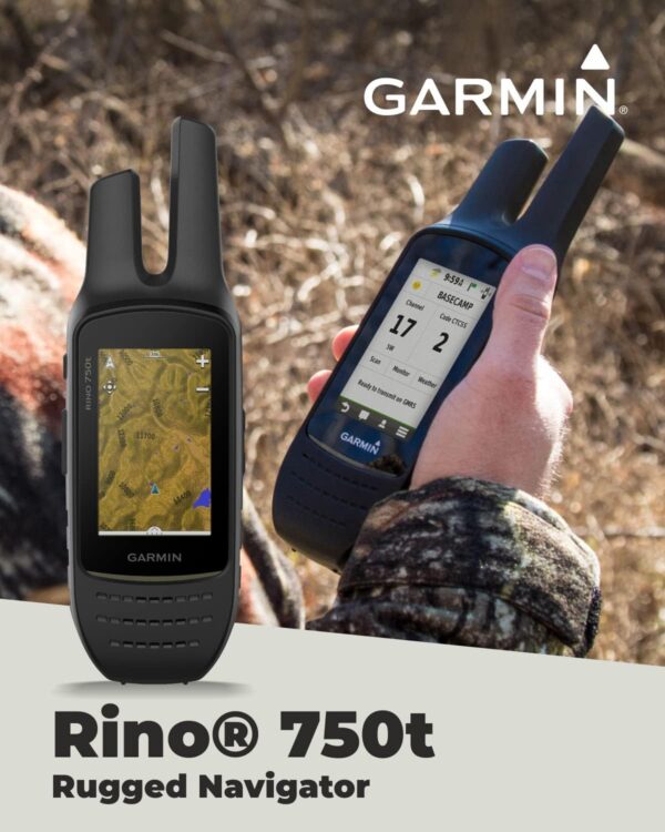 Wearable4U - Garmin Rino 750t Two-Way Radio Navigator with Topo Mapping with E-Bank Bundle - Image 6