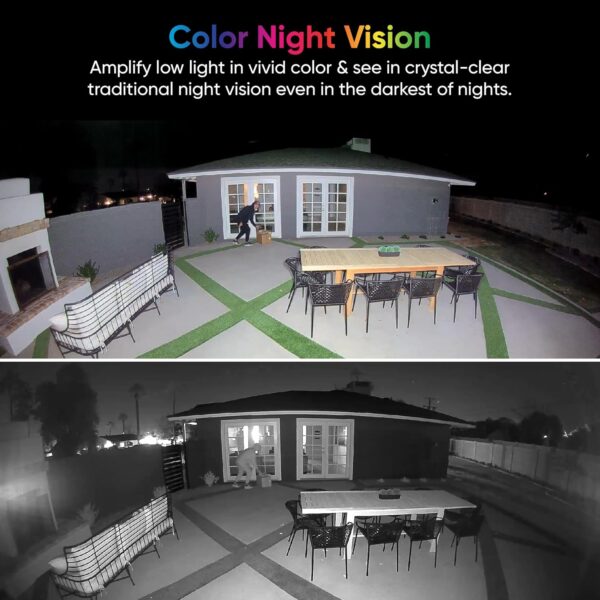 WYZE Floodlight Camera v2, 2800-Lumen LEDs, 2K HD Outdoor Security Camera, 160° Wide View, Motion Activated Light, 105dB Siren, Color Night Vision, Compatible with Alexa & Google Assistant, Wired - Image 8